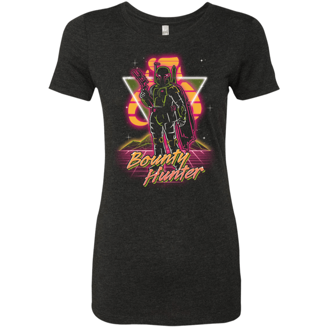 T-Shirts Vintage Black / S Retro Bounty Hunter Women's Triblend T-Shirt