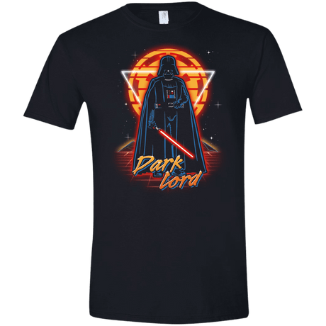 T-Shirts Black / X-Small Retro Dark Lord Men's Semi-Fitted Softstyle