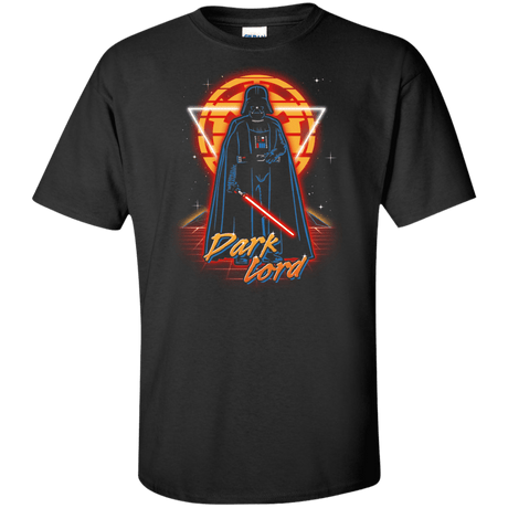 T-Shirts Black / XLT Retro Dark Lord Tall T-Shirt