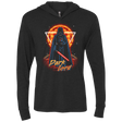 T-Shirts Vintage Black / X-Small Retro Dark Lord Triblend Long Sleeve Hoodie Tee