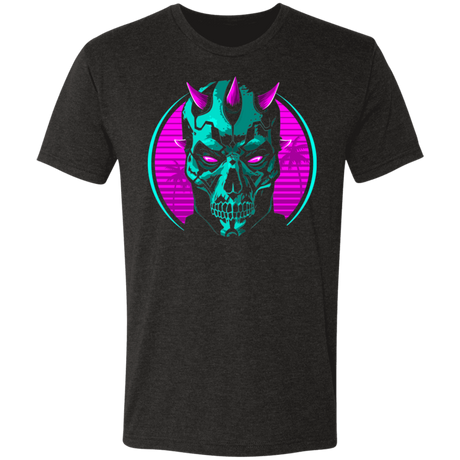 T-Shirts Vintage Black / S Retro Darth Skull Men's Triblend T-Shirt