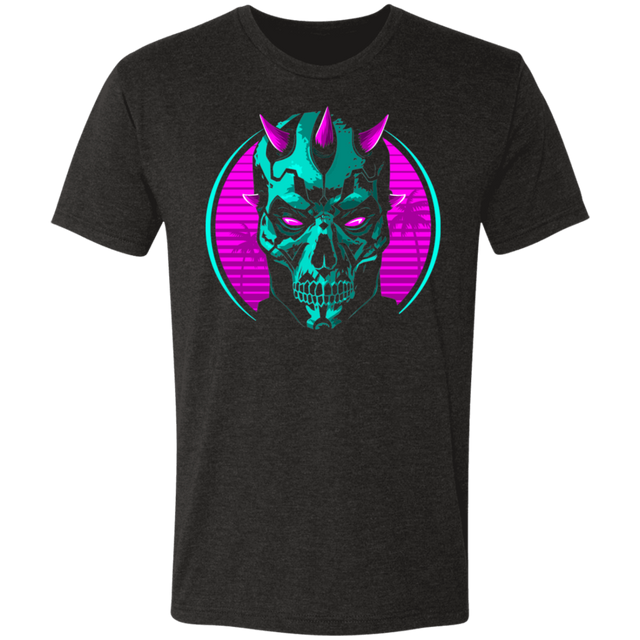 T-Shirts Vintage Black / S Retro Darth Skull Men's Triblend T-Shirt