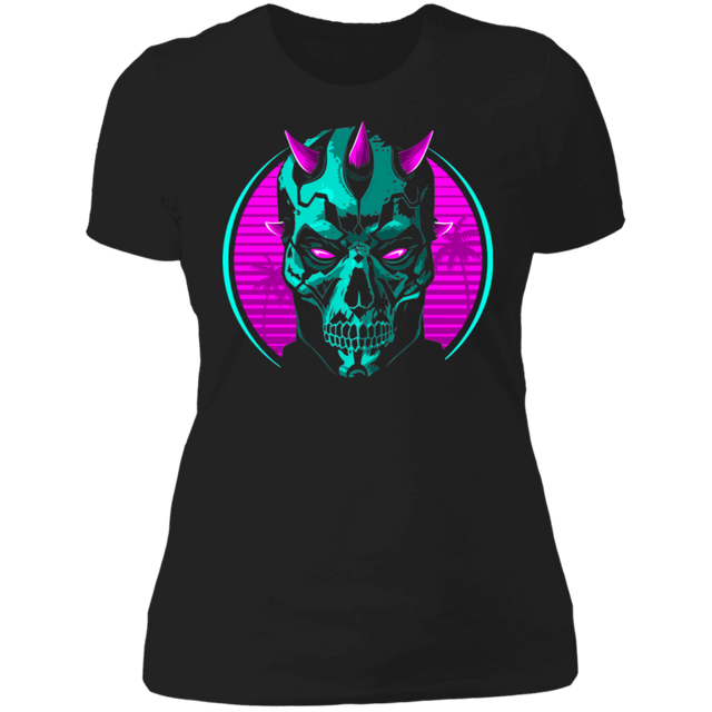 T-Shirts Black / X-Small Retro Darth Skull Women's Premium T-Shirt
