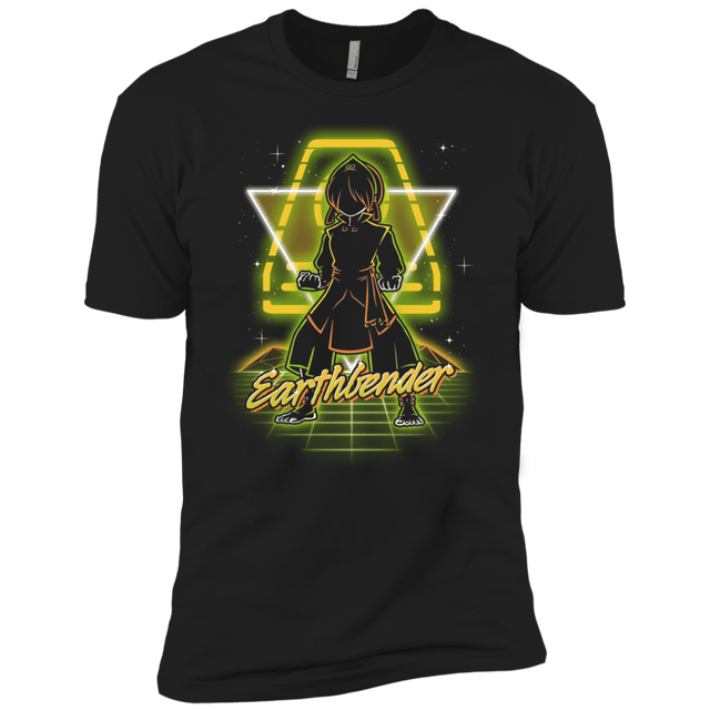 T-Shirts Black / YXS Retro Earthbender Boys Premium T-Shirt