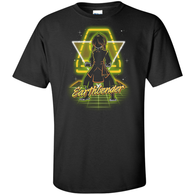 T-Shirts Black / XLT Retro Earthbender Tall T-Shirt