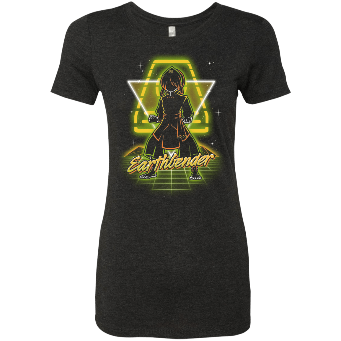 T-Shirts Vintage Black / S Retro Earthbender Women's Triblend T-Shirt