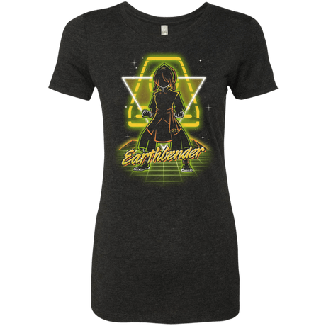 T-Shirts Vintage Black / S Retro Earthbender Women's Triblend T-Shirt