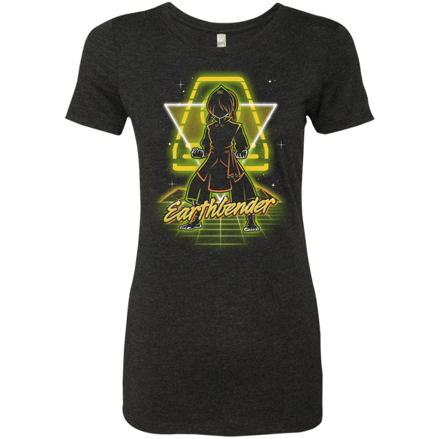 T-Shirts Vintage Black / S Retro Earthbender Women's Triblend T-Shirt