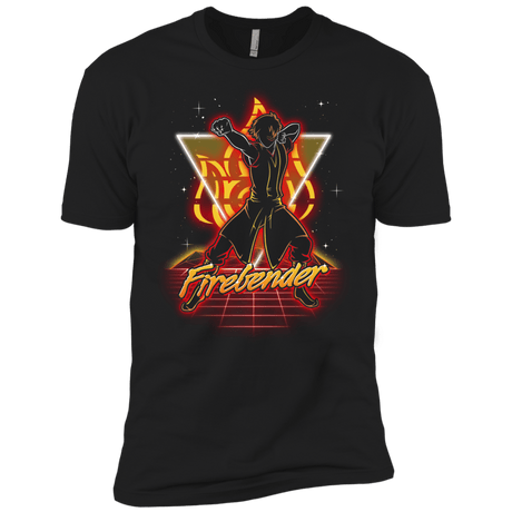 T-Shirts Black / X-Small Retro Firebender Men's Premium T-Shirt