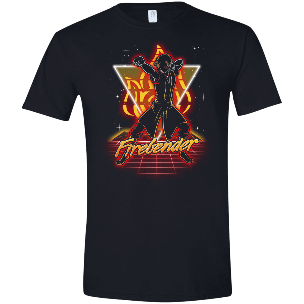 Retro Firebender Men's Semi-Fitted Softstyle