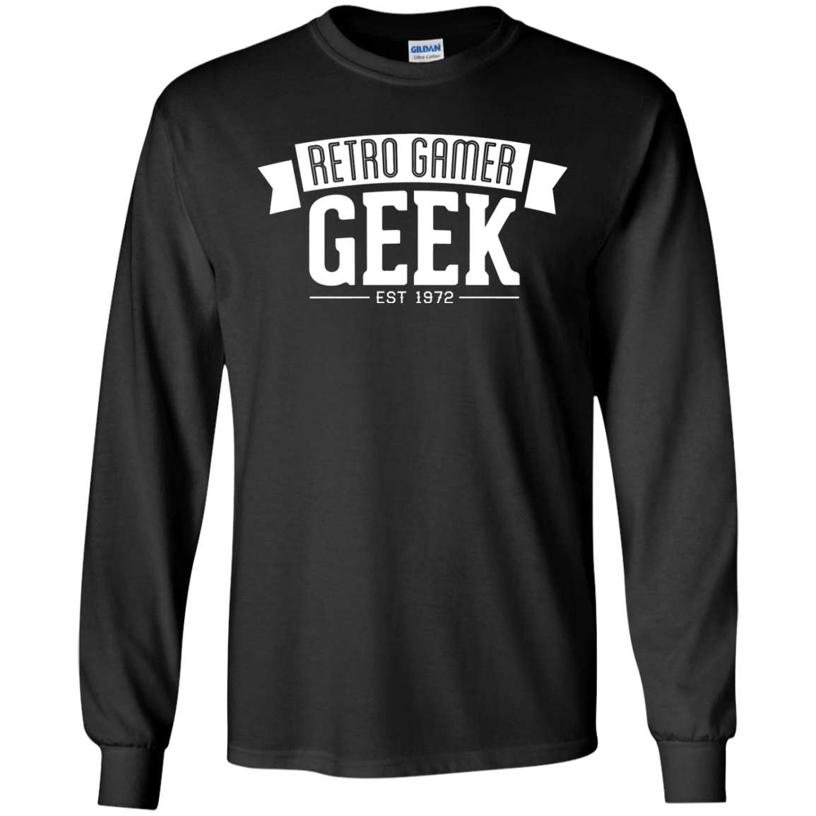 Retro Gamer Geek Men's Long Sleeve T-Shirt