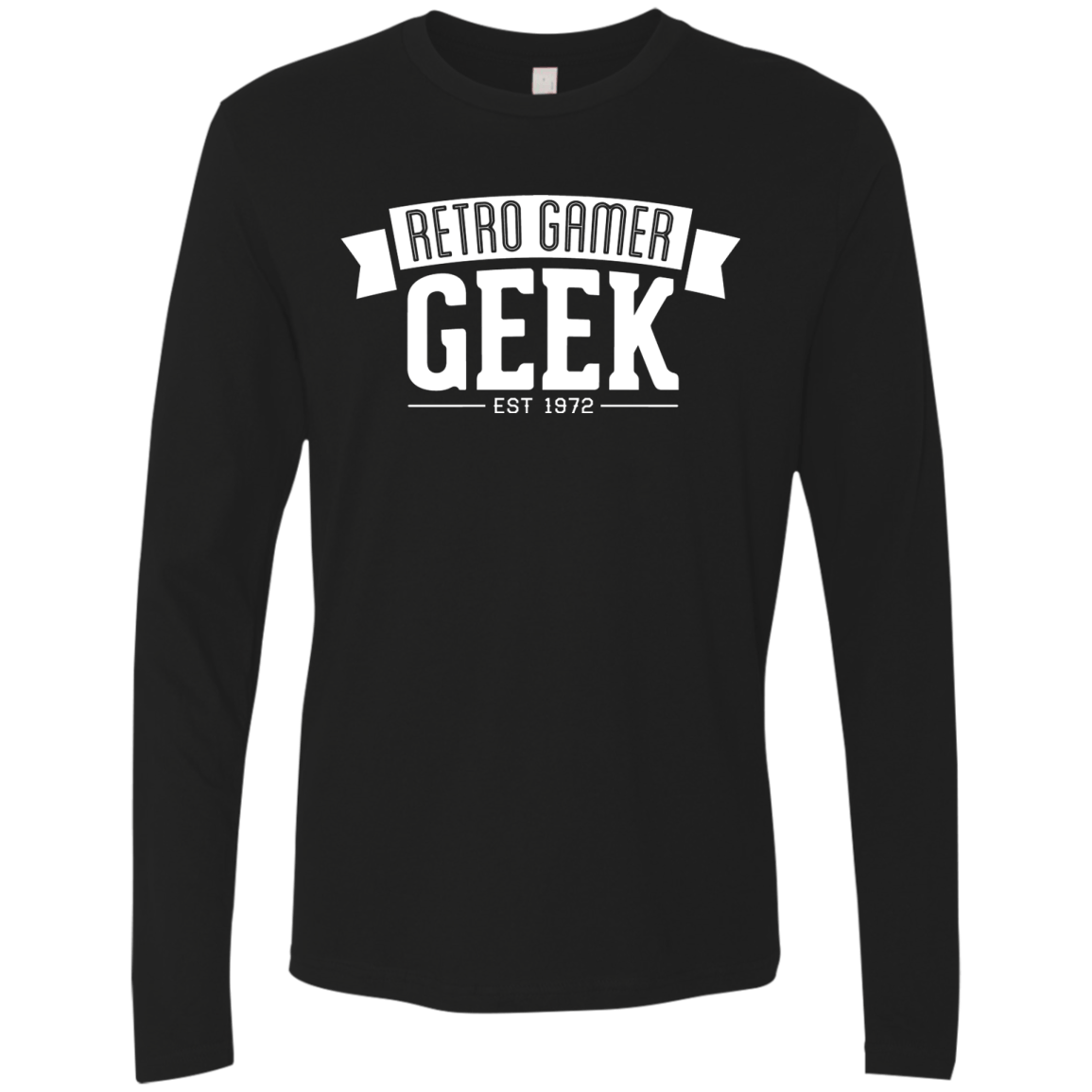 Retro Gamer Geek Men's Premium Long Sleeve