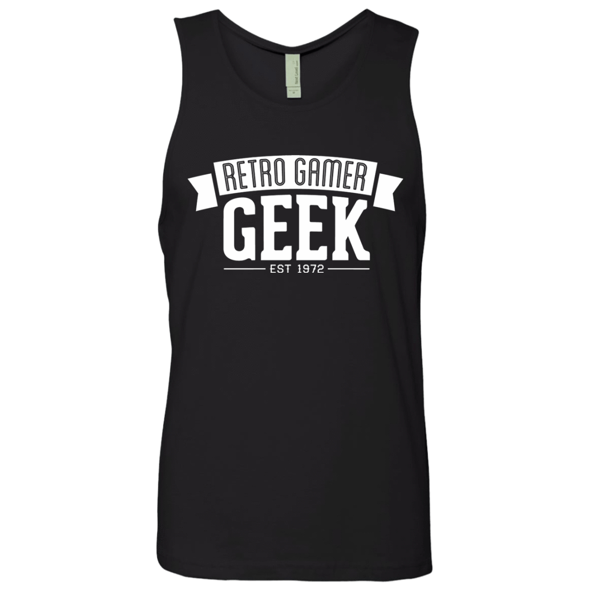 T-Shirts Black / S Retro Gamer Geek Men's Premium Tank Top