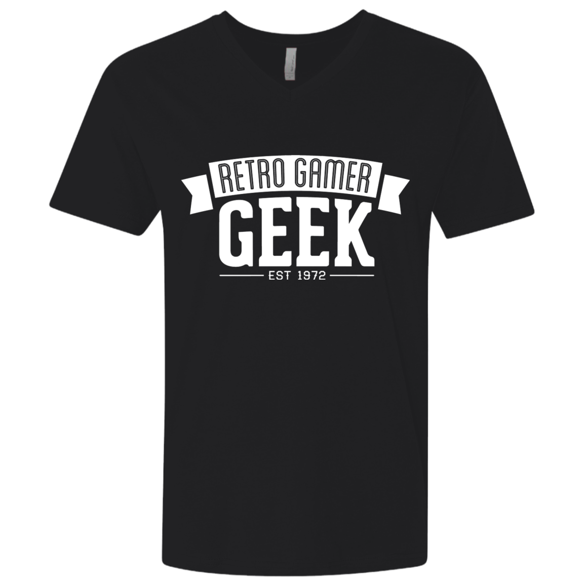 Retro Gamer Geek Men's Premium V-Neck