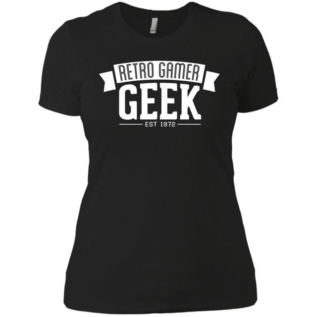 T-Shirts Black / X-Small Retro Gamer Geek Women's Premium T-Shirt