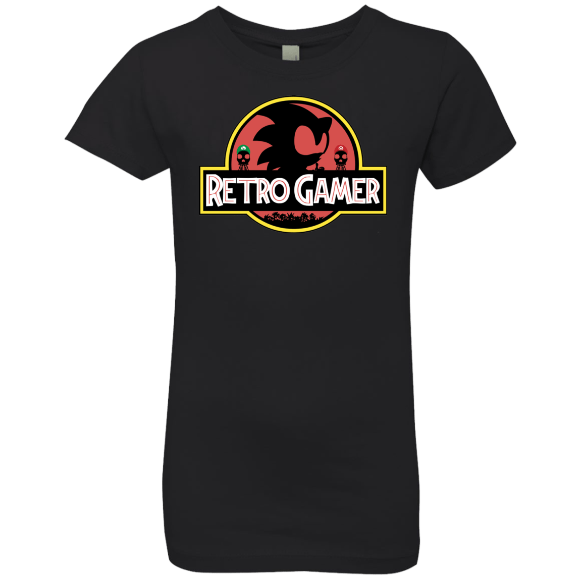 T-Shirts Black / YXS Retro Gamer Girls Premium T-Shirt