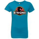 T-Shirts Turquoise / YXS Retro Gamer Girls Premium T-Shirt