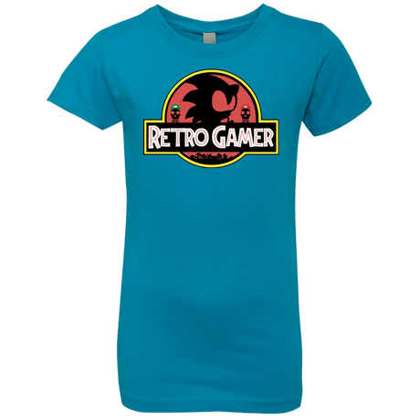 T-Shirts Turquoise / YXS Retro Gamer Girls Premium T-Shirt