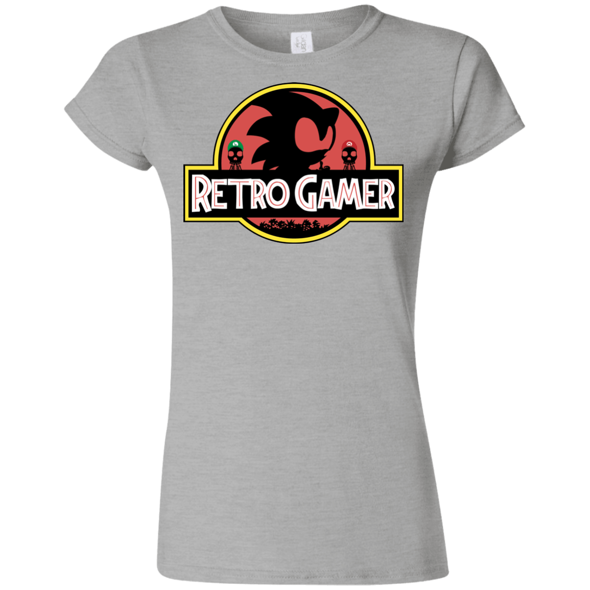 T-Shirts Sport Grey / S Retro Gamer Junior Slimmer-Fit T-Shirt