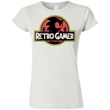 T-Shirts White / S Retro Gamer Junior Slimmer-Fit T-Shirt