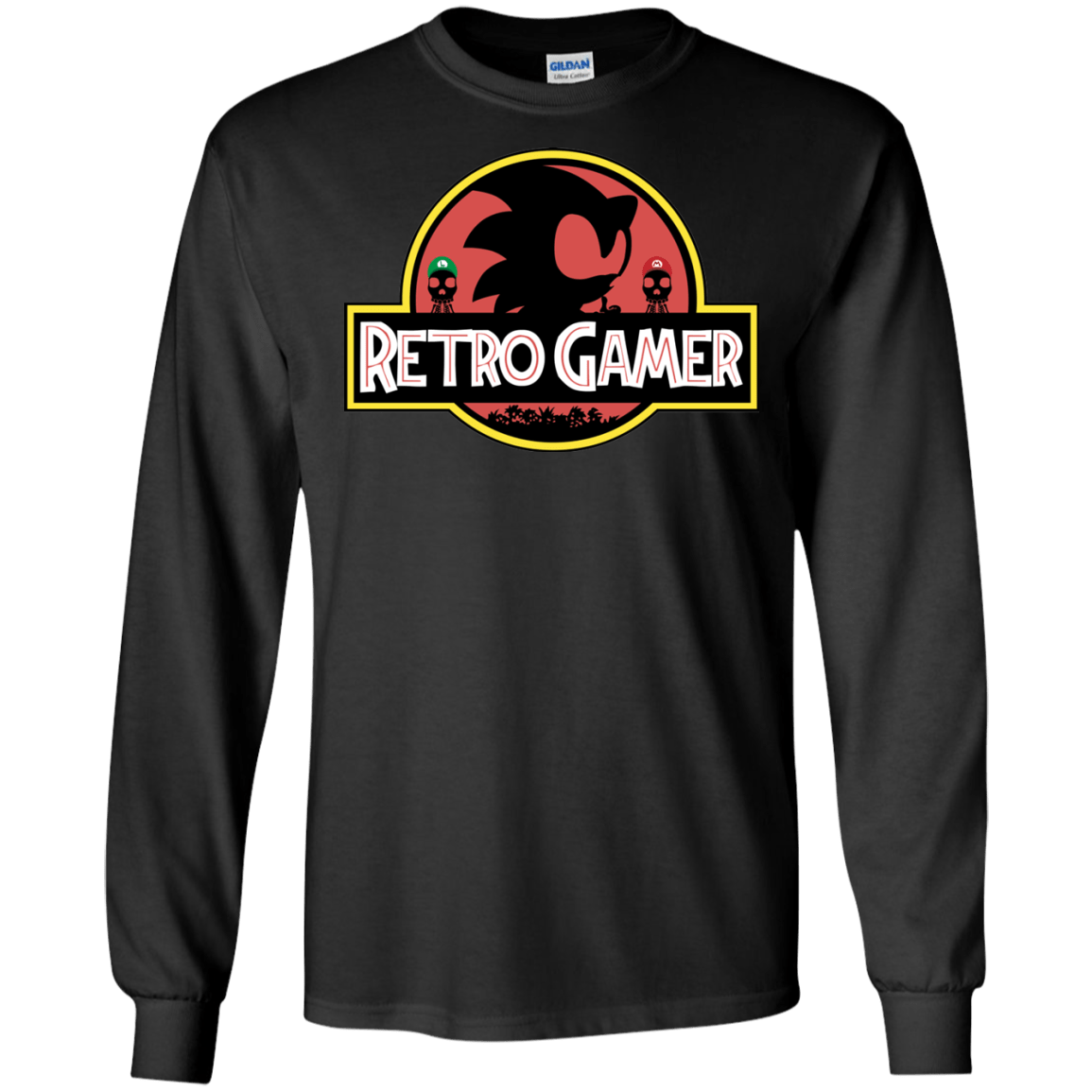 Retro Gamer Men's Long Sleeve T-Shirt