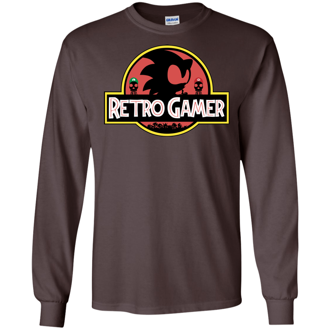 Retro Gamer Men's Long Sleeve T-Shirt