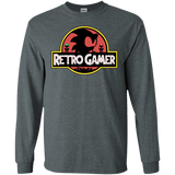 T-Shirts Dark Heather / S Retro Gamer Men's Long Sleeve T-Shirt