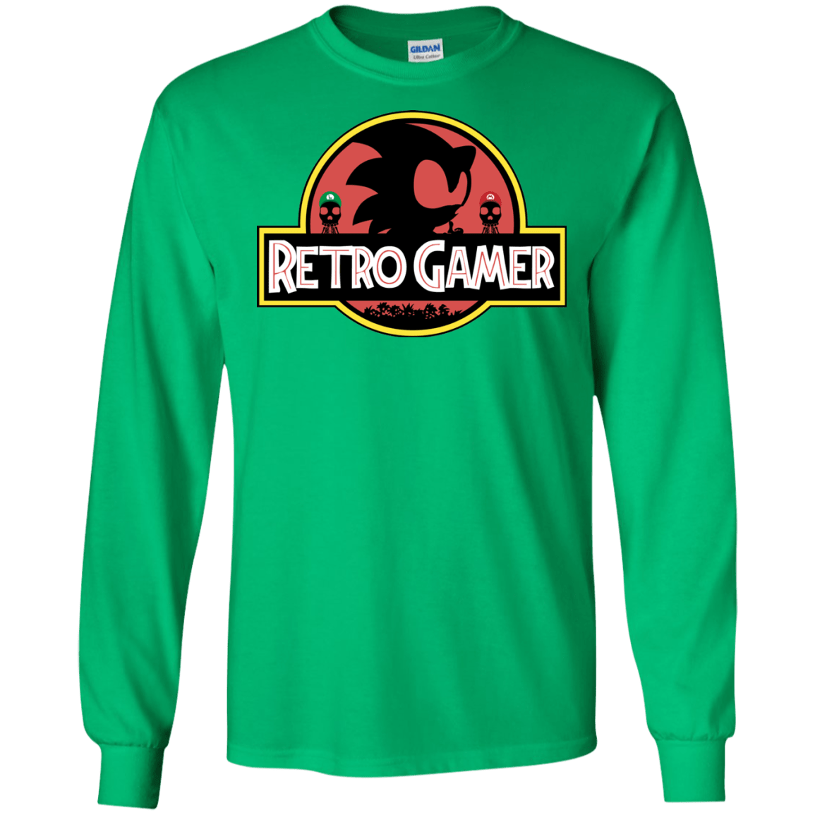 Retro Gamer Men's Long Sleeve T-Shirt