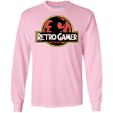 T-Shirts Light Pink / S Retro Gamer Men's Long Sleeve T-Shirt