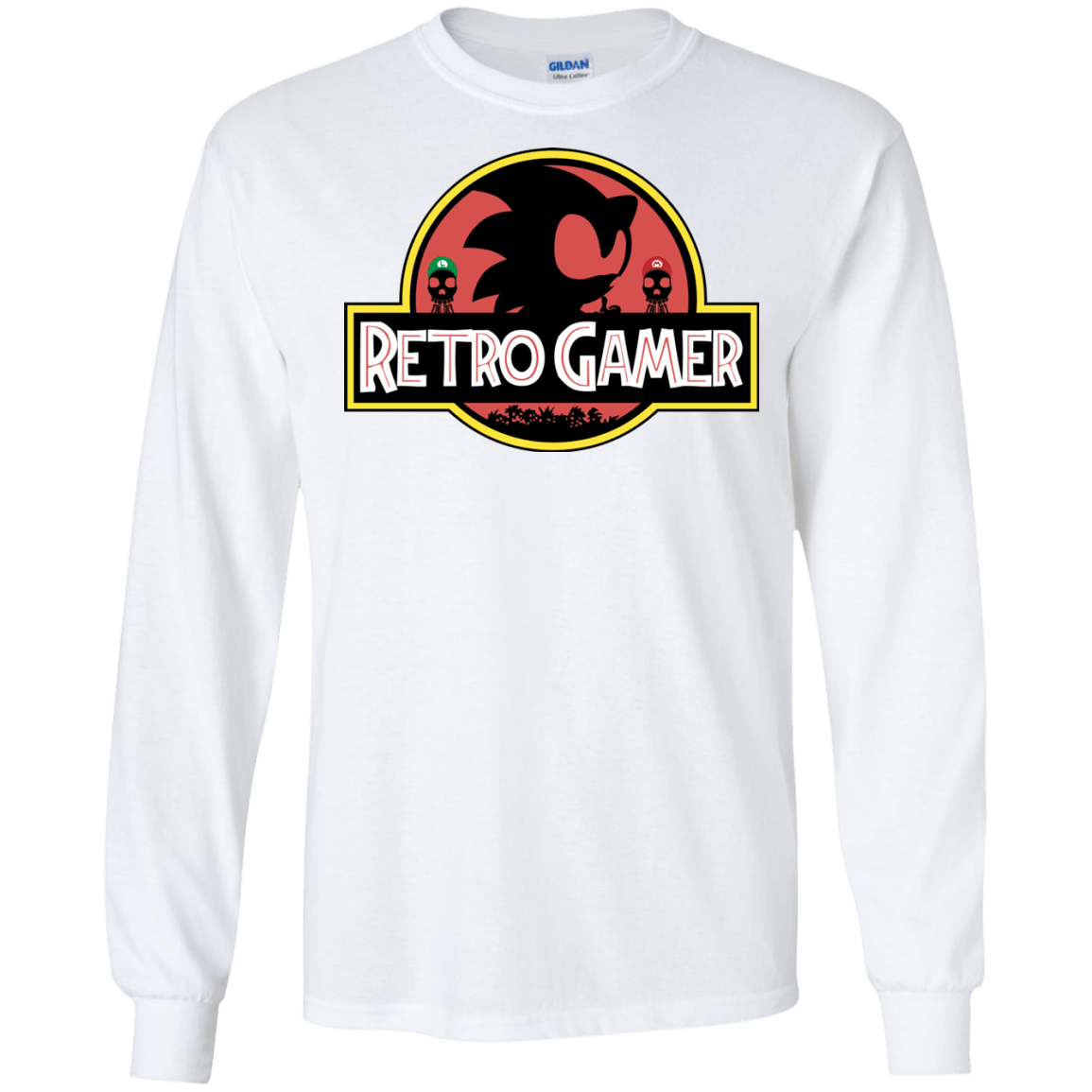 Retro Gamer Men's Long Sleeve T-Shirt