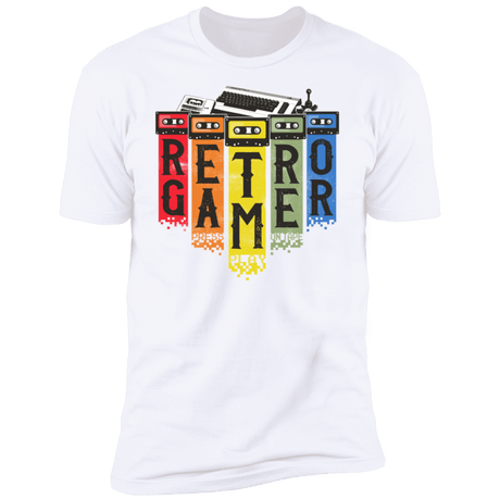 T-Shirts White / S Retro Gamer Men's Premium T-Shirt