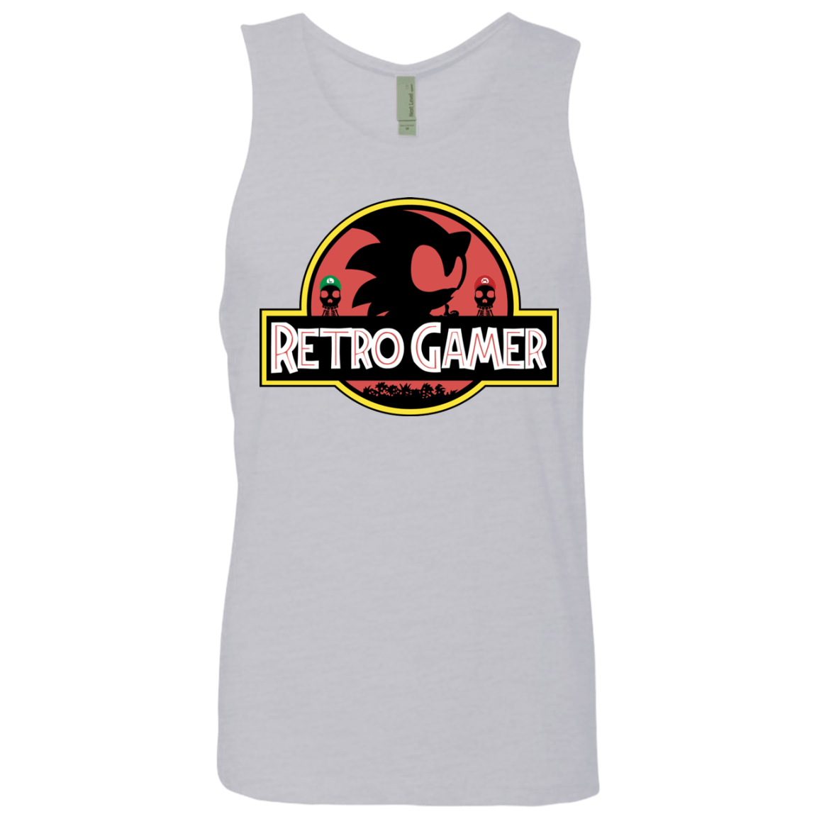 T-Shirts Heather Grey / S Retro Gamer Men's Premium Tank Top