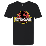 T-Shirts Black / X-Small Retro Gamer Men's Premium V-Neck
