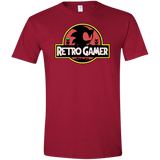 T-Shirts Cardinal Red / S Retro Gamer Men's Semi-Fitted Softstyle