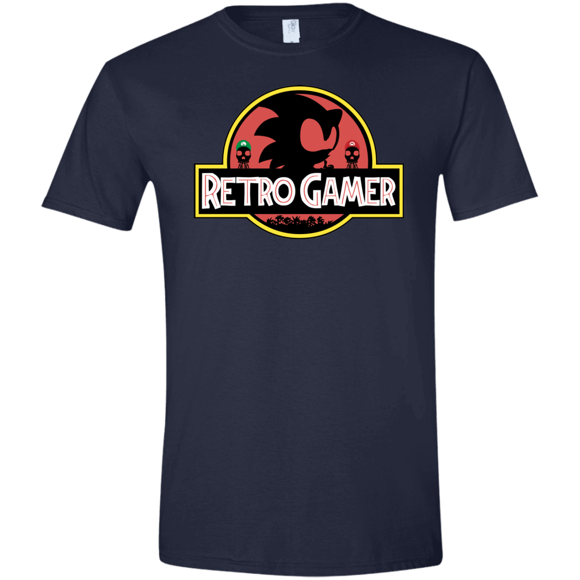 T-Shirts Navy / X-Small Retro Gamer Men's Semi-Fitted Softstyle