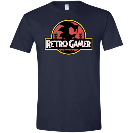 T-Shirts Navy / X-Small Retro Gamer Men's Semi-Fitted Softstyle