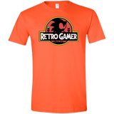 T-Shirts Orange / S Retro Gamer Men's Semi-Fitted Softstyle