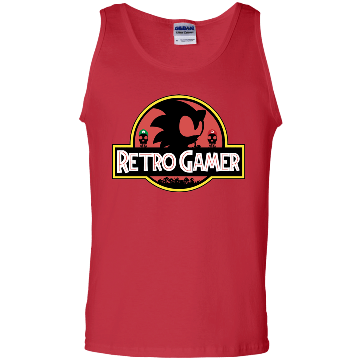 T-Shirts Red / S Retro Gamer Men's Tank Top