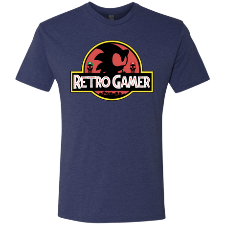 T-Shirts Vintage Navy / S Retro Gamer Men's Triblend T-Shirt