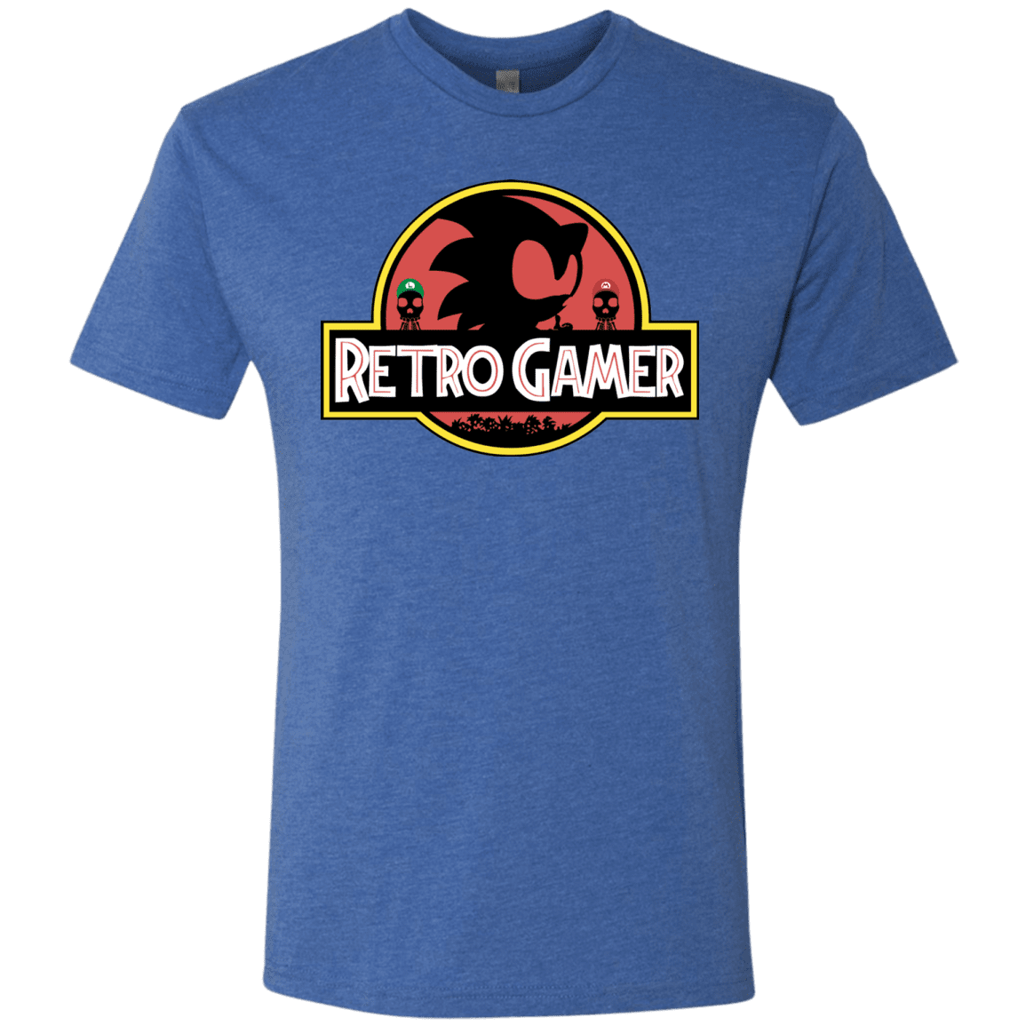 T-Shirts Vintage Royal / S Retro Gamer Men's Triblend T-Shirt