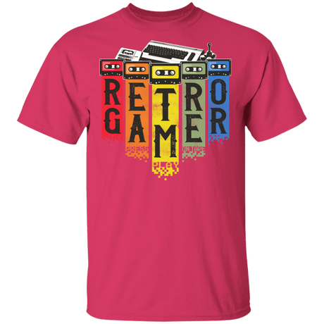 T-Shirts Heliconia / S Retro Gamer T-Shirt