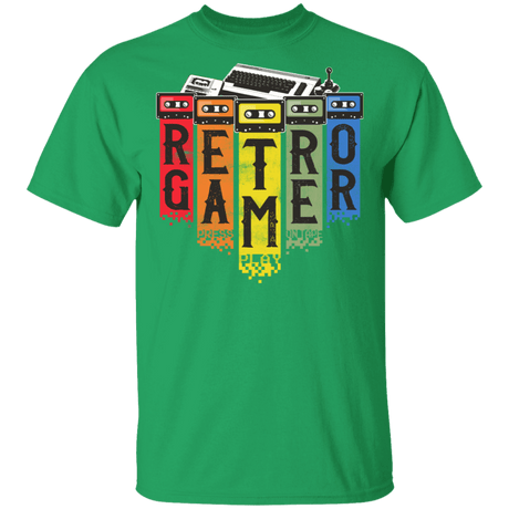 T-Shirts Irish Green / S Retro Gamer T-Shirt