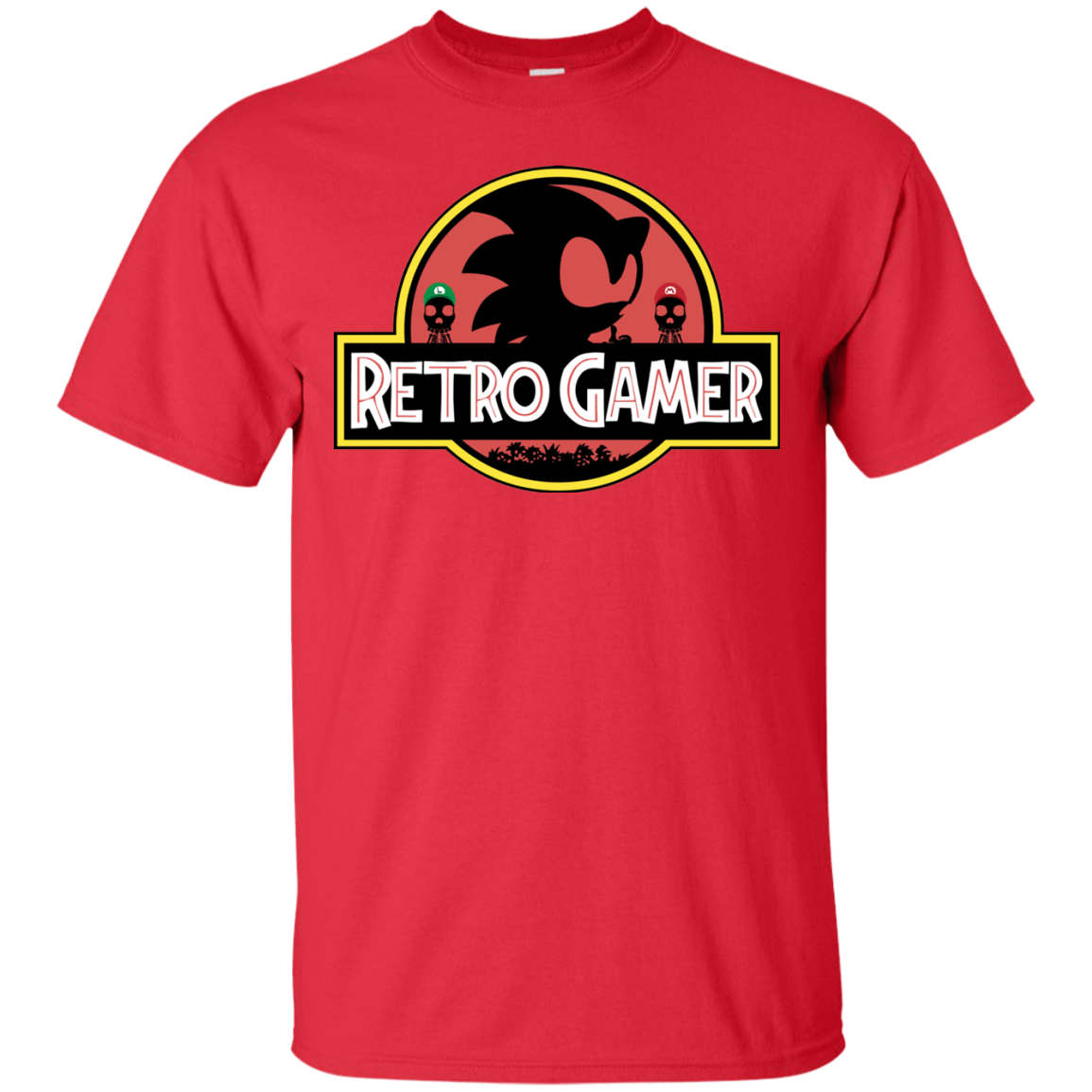 T-Shirts Red / S Retro Gamer T-Shirt