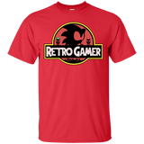 T-Shirts Red / S Retro Gamer T-Shirt
