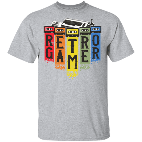 T-Shirts Sport Grey / S Retro Gamer T-Shirt