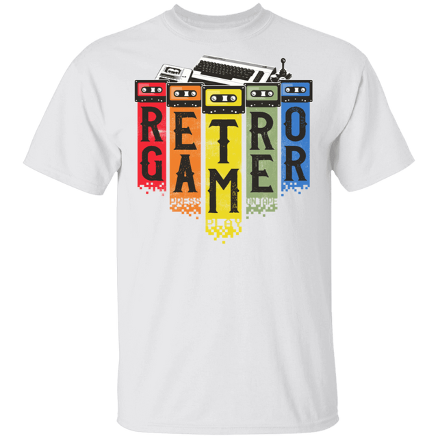 T-Shirts White / S Retro Gamer T-Shirt