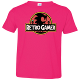 T-Shirts Hot Pink / 2T Retro Gamer Toddler Premium T-Shirt