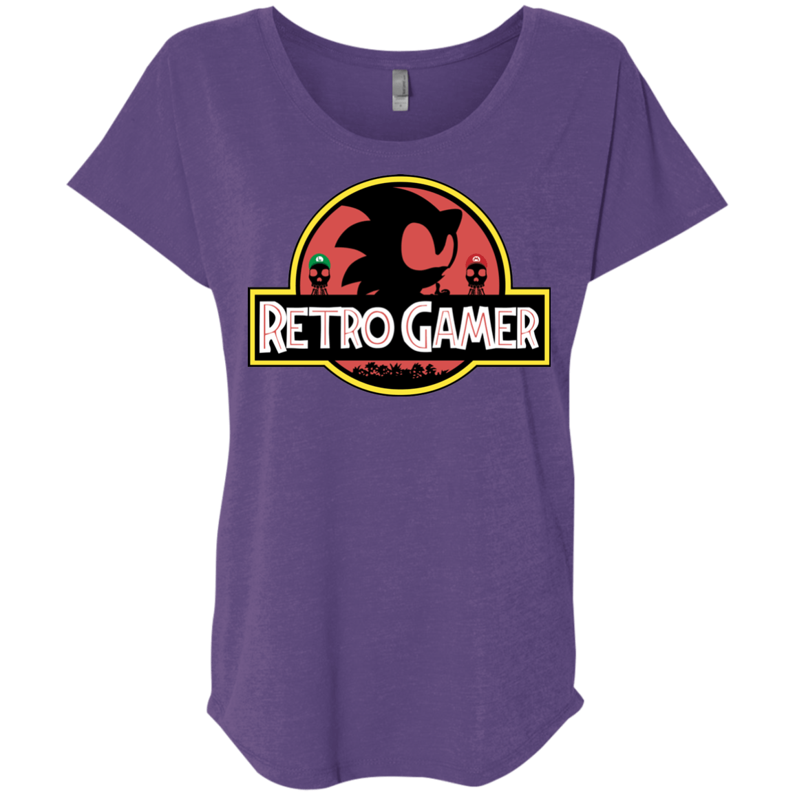 Retro Gamer Triblend Dolman Sleeve