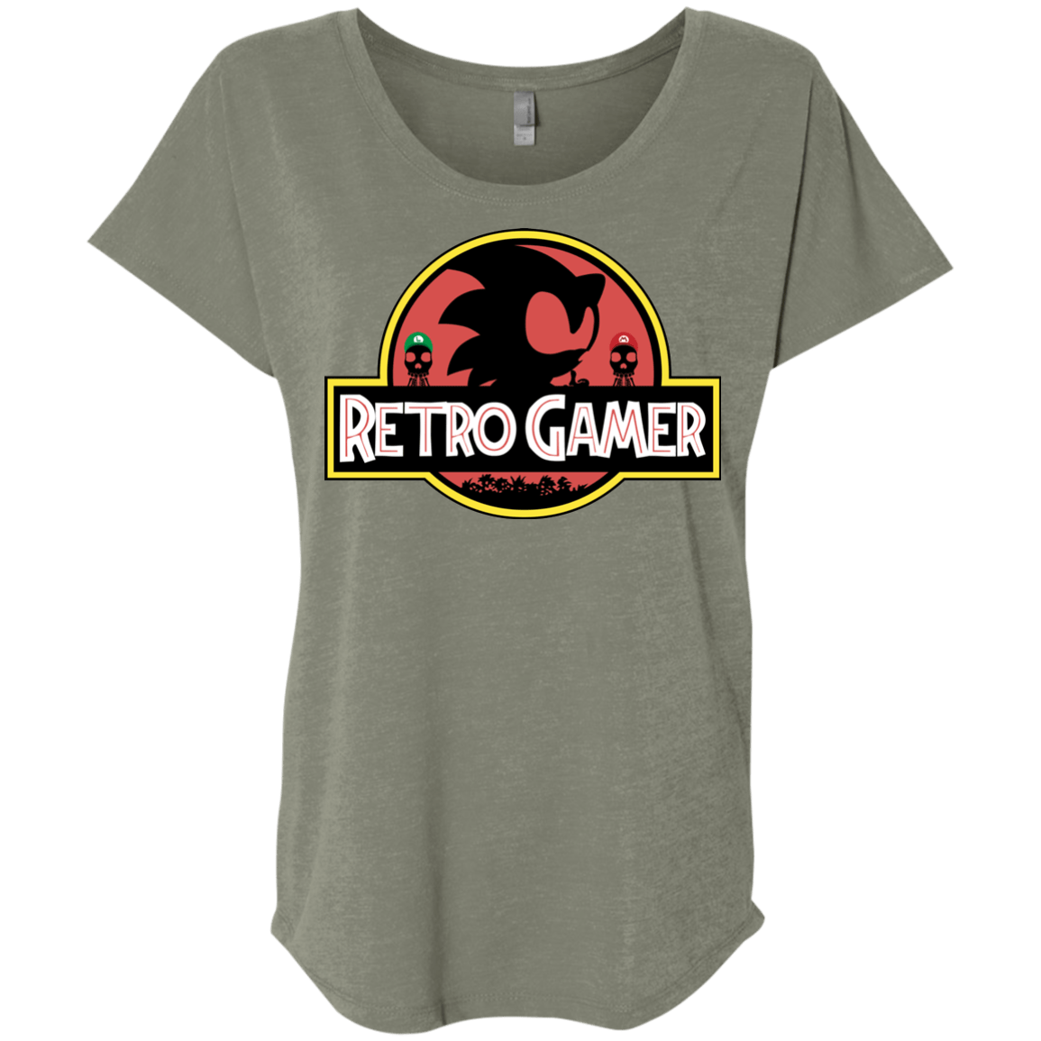 Retro Gamer Triblend Dolman Sleeve