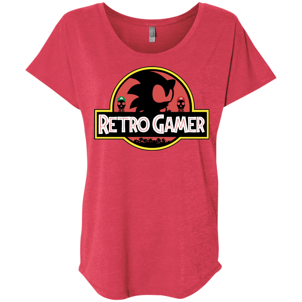 Retro Gamer Triblend Dolman Sleeve